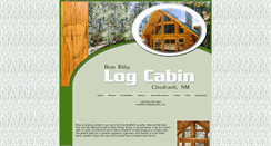 Desktop Screenshot of bearridgelogcabin.com